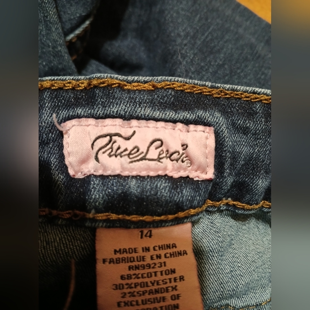 True Luck Bootcut Embellished Jeans Size 14 - Picture 5 of 5